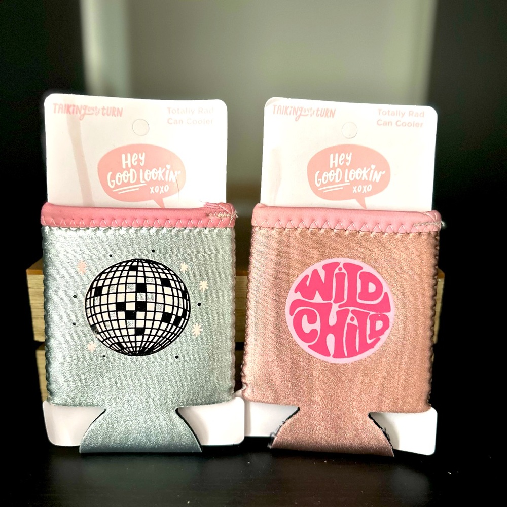 New Can Coolers “Wild Child” and Disco Ball design